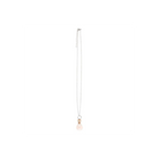 Love Rose Quartz Crystal Chip Potion Bottle Necklace