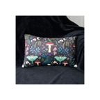 40cm Rectangular Dark Forest Print Cushion