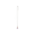 Calming Amethyst Crystal Chip Potion Bottle Necklace