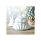 White Christmas Tree Oil Burner