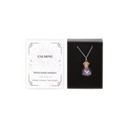 Calming Amethyst Crystal Chip Potion Bottle Necklace