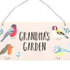 Grandma's Garden British Garden Birds Sign