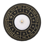 Astrology Wheel Tealight Candle Holder